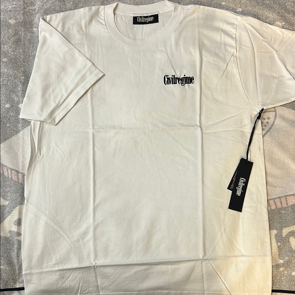 Civil RegimeWhite Short Sleeve Tee - Picture 1 of 6
